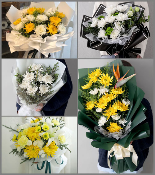 贵州毕节市赫章县平山乡发香河村白事花束代送
